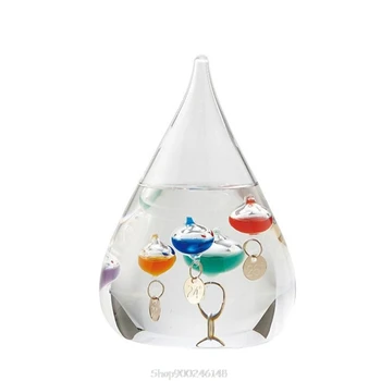 

Galileo Thermometer Water Drop Weather Forecast Bottle Creative Decoration For Children's Science and Education Toys N04 20