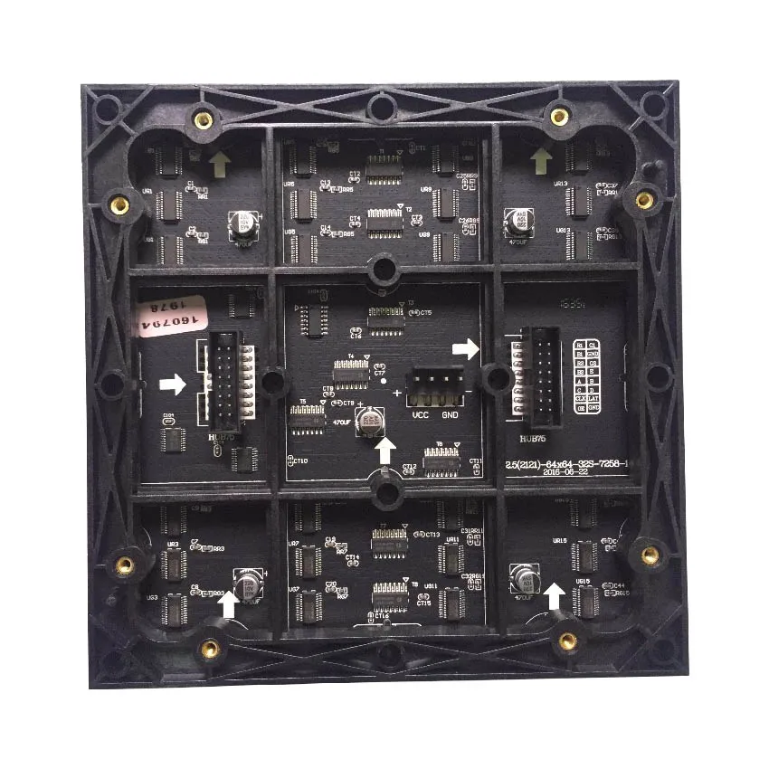 160x160mm P2.5mm 64x64 pixels 1/32 Scan Indoor SMD2121 RGB full color P2.5 LED module for indoor LED display screen panel