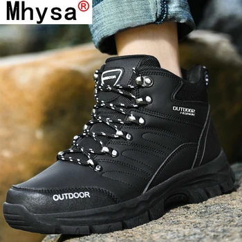 

Plus Size 48 Tactical Boots Men Mountain Hiking Shoes Waterproof Outdoor Sports Sneakers Male Wearable Anti-skid Hunting Boots