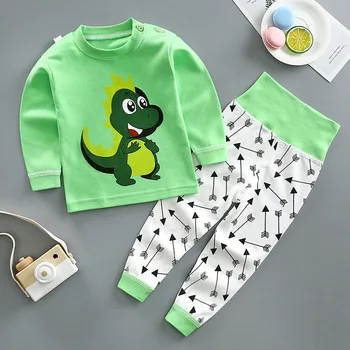 

2020 NEW Autumn children sleepwear clothes for girl newborn baby boys clothing tops+long pants sets Kid Clothes Baby Pajamas set
