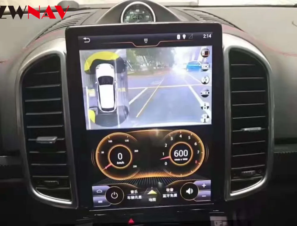 Android 7,1 2 Гб rom Tesla стиль Автомобильный gps навигация для Porsche Cayenne 2011- автомобильное стерео радио головное устройство мультимедийный плеер