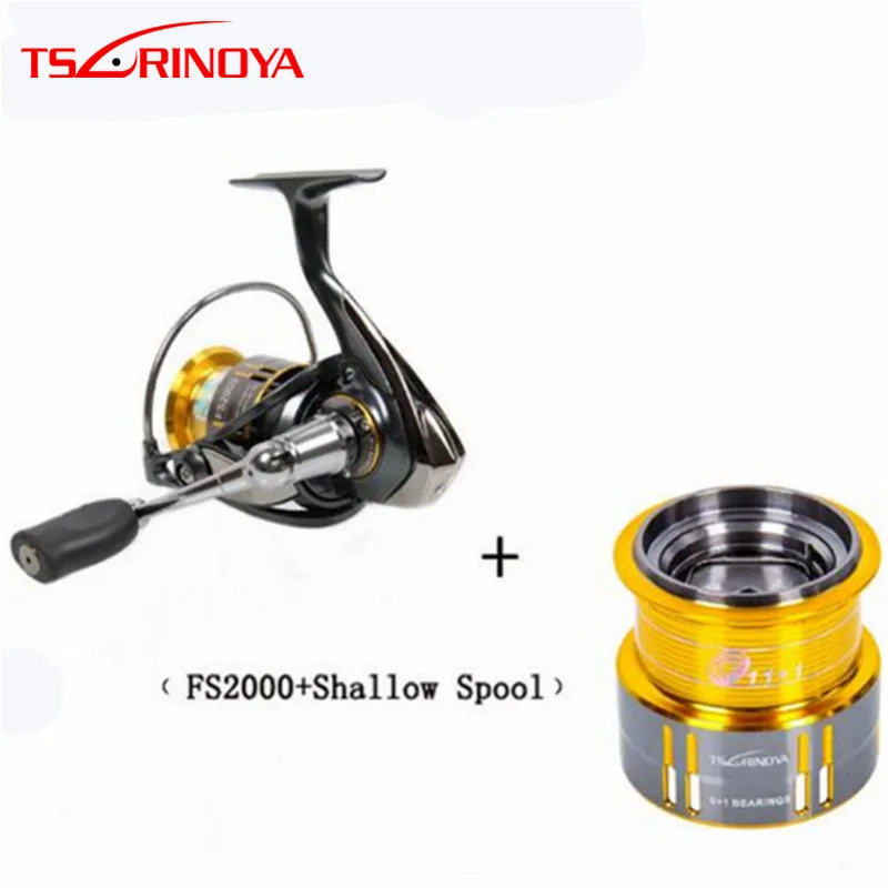 Спиннинговая Рыболовная катушка Tsurinoya FS2000 9 + 1 шарикоподшипник/5 2: 1/5 кг
