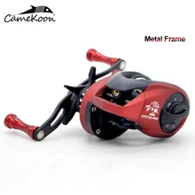 CAMEKOON прочный металлический корпус 7 кг тяга Мощность Катушка 7,2: 1 Передаточное отношение 9+ 1 BBs высокая скорость соленой воды Рыболовная катушка