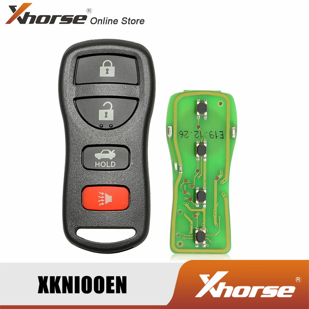 Xhorse XKNI00EN проводной дистанционный ключ для Nissan отдельная 4 кнопки английская версия| |