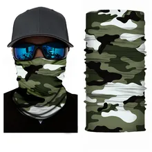 Армейская камуфляжная рыболовная Бандана с изображением масок для лица из полиэстера ветрозащитная зимняя теплая маска для лица для головы и шеи аксессуары для рыбалки