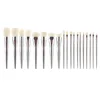 19pcs/set High quality full functional Makeup brushes Set Powder Blusher Highlight Eyeshadow eyebrow Make up brushes silver coat 1
