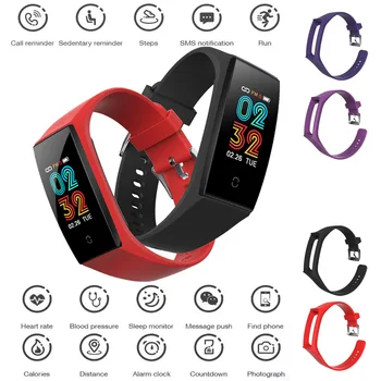 

2020 V18 Smart Wristband Bracelet Fitness Blood Pressure Heart Rate Monitor Activity Tracker Smart Band for IOS iPhone Samsung