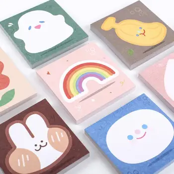 

Korean Cute Kawaii Memo Pad Stationery Office Post Sticky Note Paper Notepad Tab Accessory Sheet Kawai Stationary School Supply