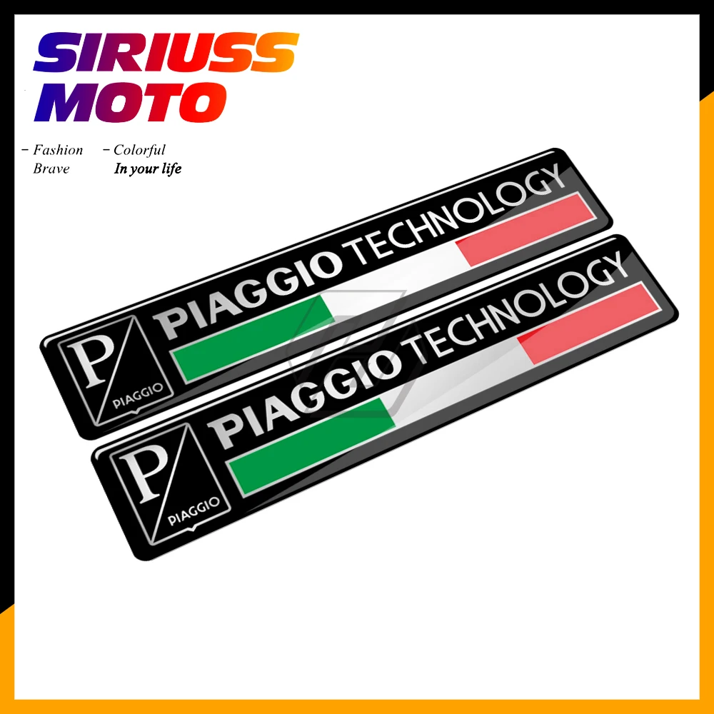 3D Resin Gel Aufkleber Für Vespa - Italien Design Abziehbild Für GTS GTV LX LXV Modelle