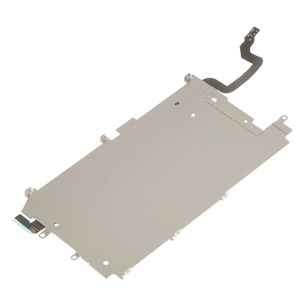 

Main Inner Metal Shield LCD Screen Back Plate Frame Part and Home Button Expand Flex Cable Set Replacement for iPhone 6