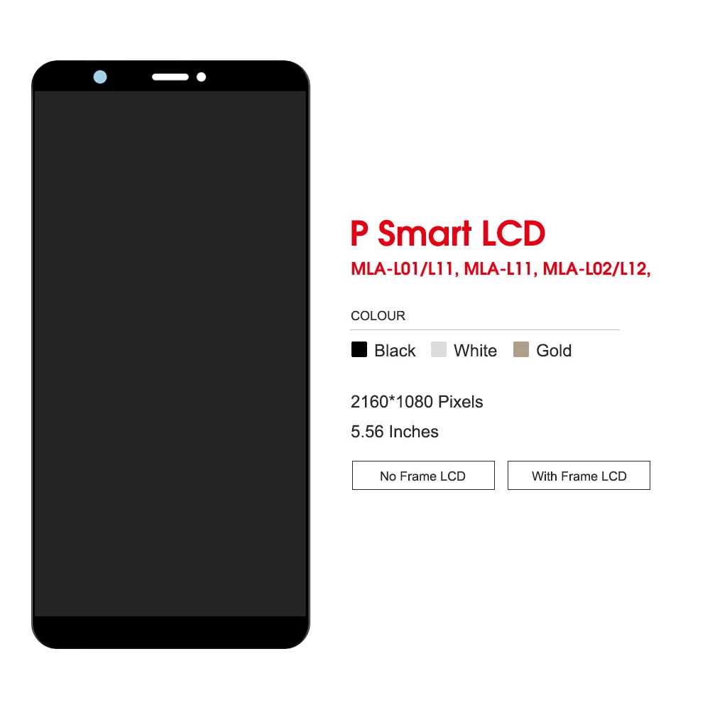 ЖК дисплей 5 65 дюйма для HUAWEI P Smart PSmart сенсорный экран с рамкой в сборе Huawei Enjoy 7S FIG LX1