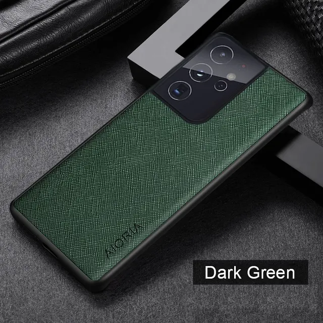 Case for Samsung Galaxy S21 Ultra S21 Plus Case TPU Around The Edge Protection Perfect High Quality Dark green 2