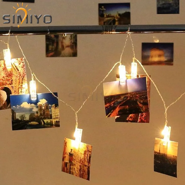 

Manufacturers Direct Selling 20/40 Lamp Beads LED Eight Feature Waterproof Picture Portfolio Lighting Chain Remote Control Batte