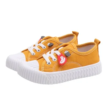 

CUZULLAA Children Canvas Shoes for Boys Girls Sneakers- Kids Lace Up Sport Shoes Baby Toddler Student Outdoor Shoes Size 21-38