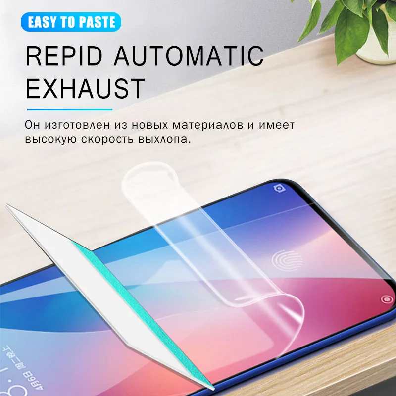 100D Screen Protector Hydrogel Film For Xiaomi mi 9 se 8 Lite Protective Film For Xiaomi 9T Pro A1 A2 A3 CC9E CC9 Not Glass