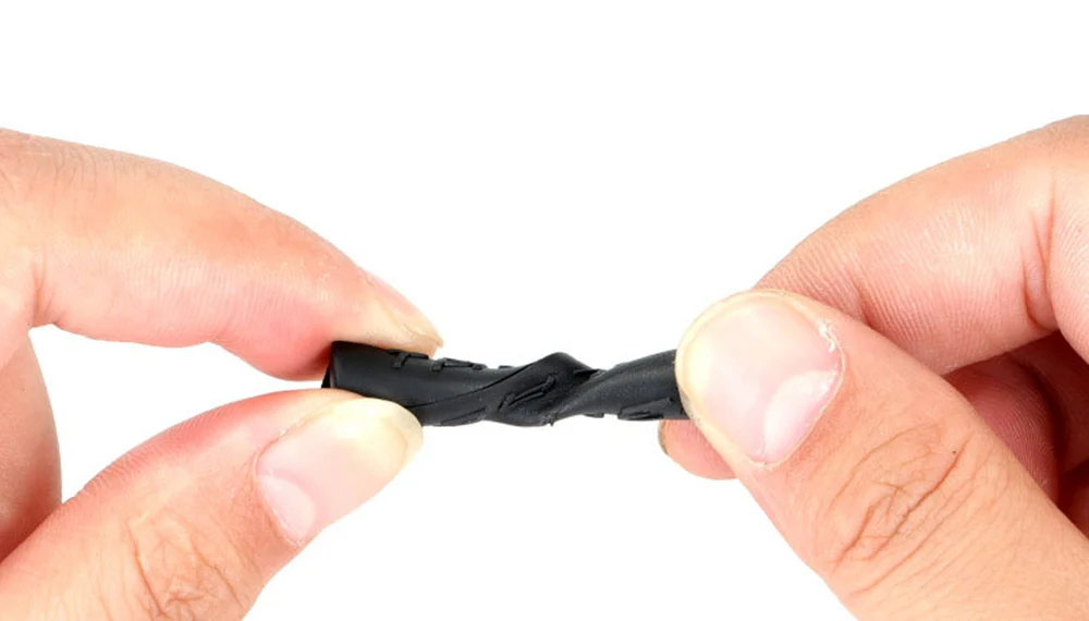 4Pcs Bicycle Sleeve Rubber Cable Protector Red Black Ultralight Pipe Line Brake Shift MTB Bike Frame Cable Guides Protect BC0176 (7)