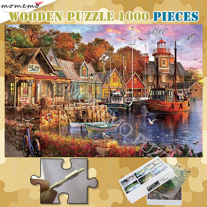 Details about   1000/500 Pcs Landscape Puzzles Assembling Kid Lernspiele Adults Toys Gift U6E5 