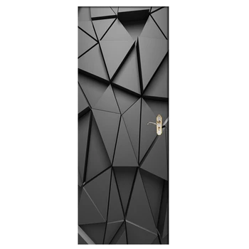 

Door Stickers Diy 3D Mural For Living Room Bedroom Home Decor Poster Pvc Self Adhesive Waterproof Creative Door Sticker Decals