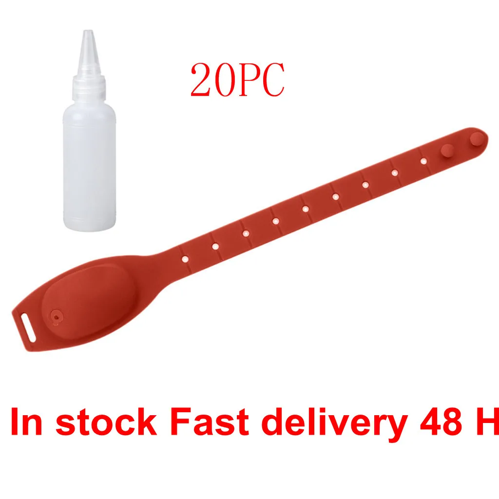 

hand pumps disinfectant sanitizer bracelet 1/3/5/10/20PC +10/20/30/50ML Beak Bottle Matching In stock Fast delivery 48 H