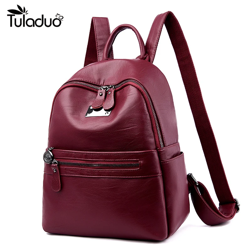 Рюкзак женский с защитой от кражи в стиле ретро | Багаж и сумки