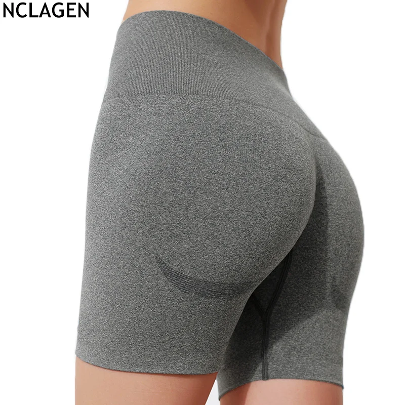 Nother Womens Yoga Shorts High Waist Biker Shorts Workout Running Short Tummy Control Fitness Pants for Home Gym Outdoor
