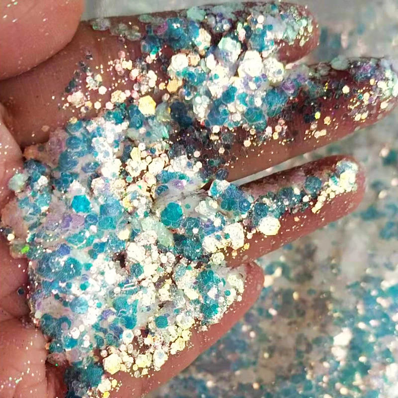 Diamond Silver GlitterWarehouse Holographic Loose Glitter Powder