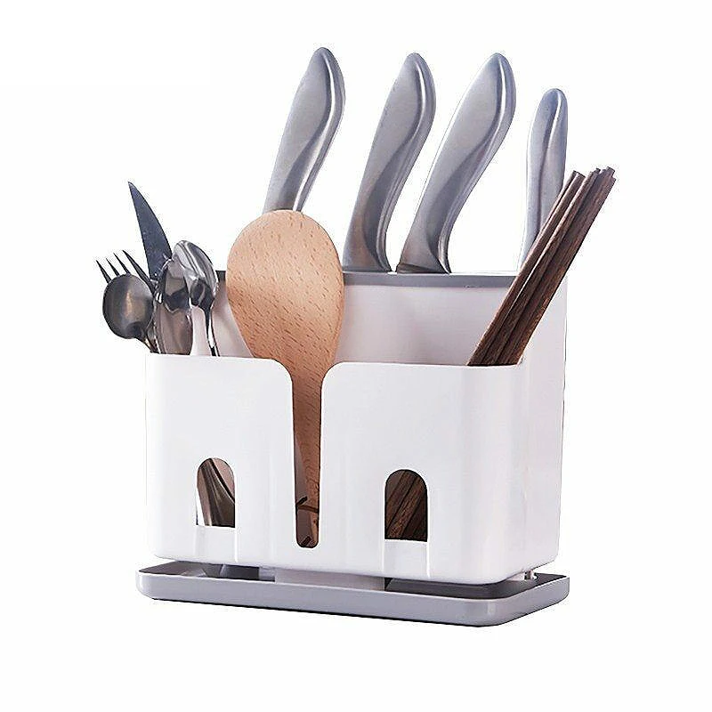 

Plastic Storage Holders Drainer Knives Racks Spoons Shelf Forks Kitchen Chopsticks Organizer Home Organization Accessories Ite