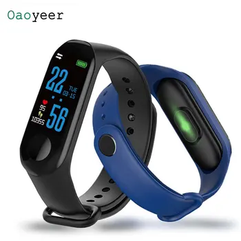 

M3 Pro SmartWatch Blood Pressure Health Monitor Smart Band Wristband M3Plus Pedometer Bracelet Smart Watches for Men Women