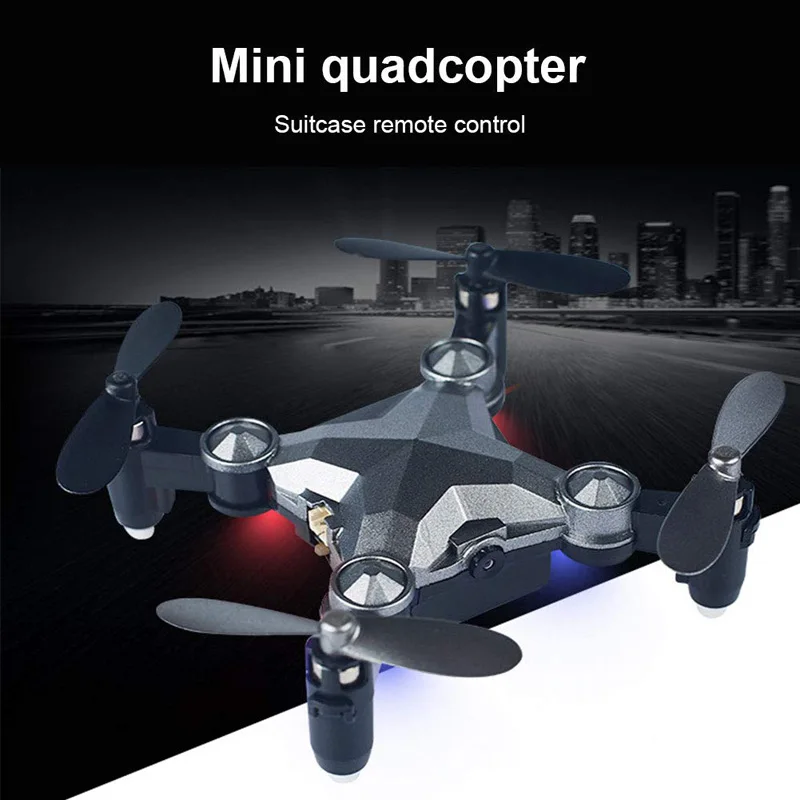 EBOYU DH120 2,4 г 4CH 0.3MP wifi FPV камера портативный Дрон RC Квадрокоптер чемодан стиль мини радиоуправляемое НЛО Карманный Дрон для детей RTF