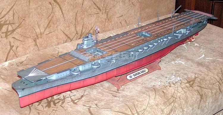 1:200 масштабная Монтажная модель Япония Shokaku авианосец бумажная модель ручной DIY 3D Бумажная художественная игрушка Ручное Создание