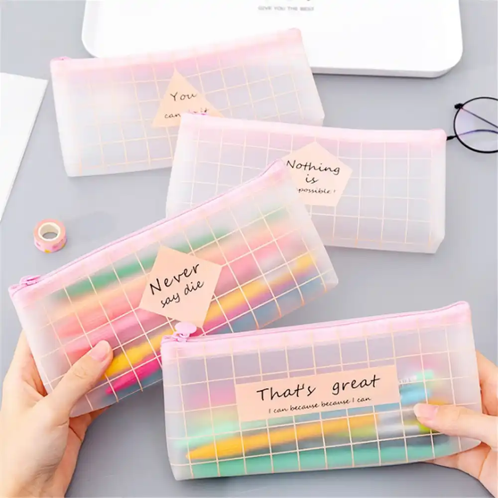 Bleistift Box Kleine Frische Einfache Brief Muster Bleistift Fall Schule Lieferungen Schreibwaren Penal Schreibwaren Halter Aliexpress de aliexpress com