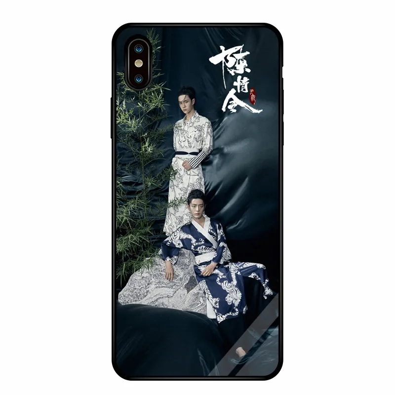 16 Wei WuXian Lan WangJi CHEN QING LING матовый чехол для телефона Xiao Zhan Wang Yibo противоударный защитный чехол для телефона - Цвет: 16