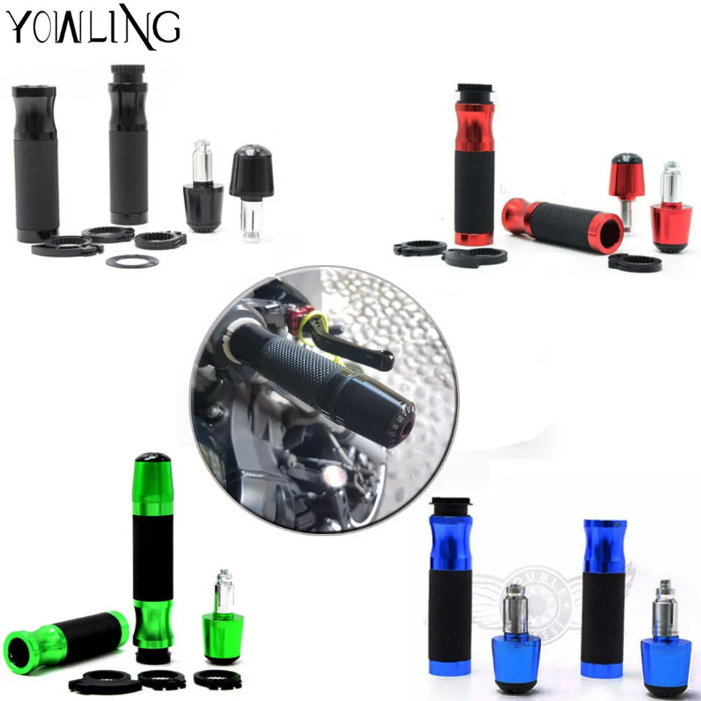 Hot sale motorcycle accessories CNC handlebar grips+handlebar ends cover 7/8