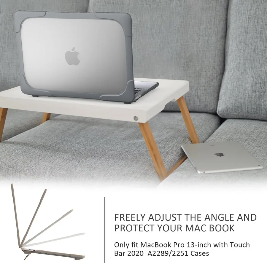 Capas Rígidas de Toque Macio Fosco com Amortecedor Tpu para Macbook Pro 16 2023 A2141 - Imagem 3