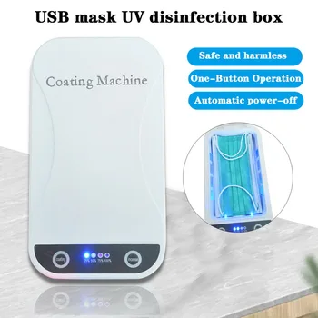 

Portable USB 5V UV Phone Sterilizer Box Cell Phone Disinfector Personal Sanitizer Jewelry Ultraviolet Watch Disinfect Cabinet