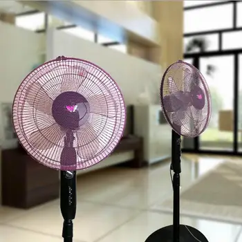 

Round eletric fan dust cover diameter nets fan cover dustproof stand fan cover Summer fan guard storage bag Protect Baby Finger