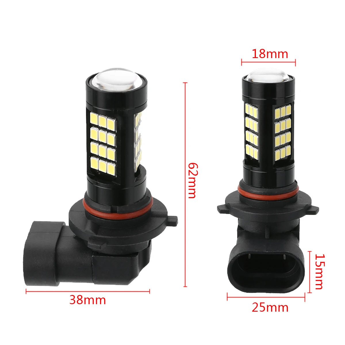 1 пара H8 H11 Led HB4 9006 HB3 9005 Противотуманные фары лампы 3030SMD 840LM 6500K белый автомобиль вождения ходовая лампа автоматические светодиоды свет 12 В