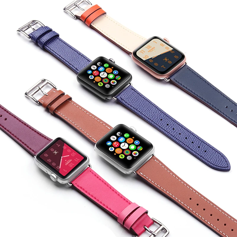 Кожаный ремешок для apple watch band 44 мм 40 мм, 42 мм, 38 мм, версия браслет Swift ремешок для наручных часов iwatch, ремешок 5/4/3/2/1