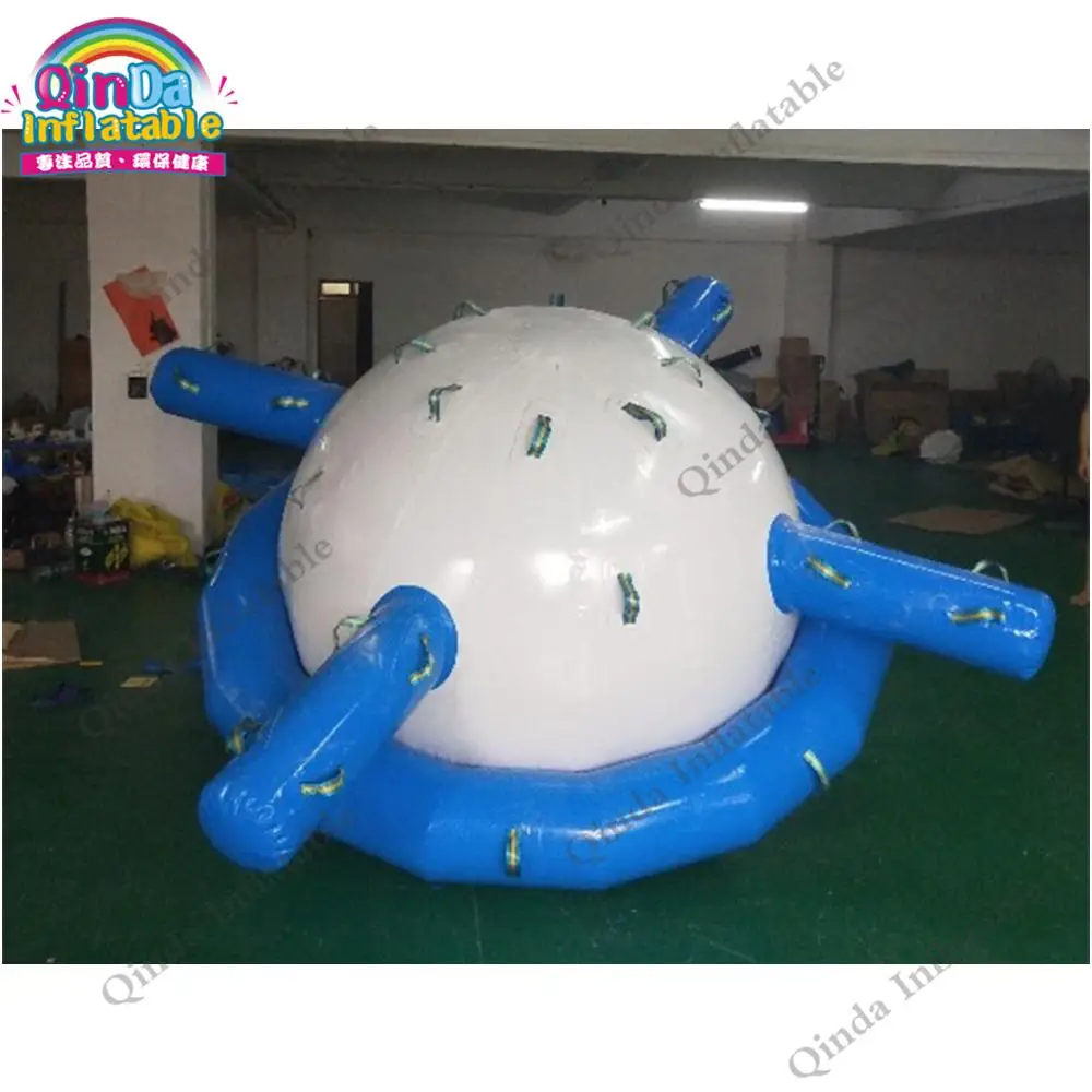 Size Human Water Saturn Toy Inflatable Seesaw Rocker 0.9Mm Pvc Inflatable Water Spinner Toy For Kids