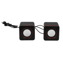 Домашний с USB кабелем для ПК стерео игровой проводной портативный настольный офисный мини динамик аудио ноутбук квадратный музыкальный