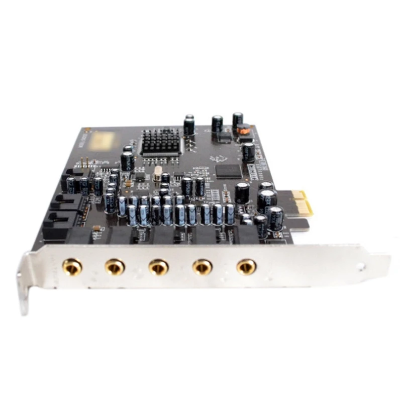 5,1 звуковая карта PCI Express PCI-E встроенный двойной выходной интерфейс для ПК Windows XP/7/8