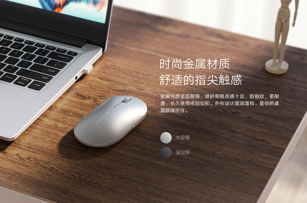 Gadgetoo Xiaomi Mi Wireless Mouse 2 2.4Ghz 1000Dpi Portable Mouse