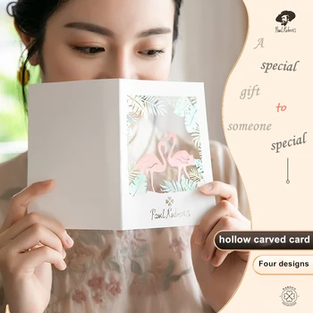 

Paul Rubens Clover Hollow Carved Cards 300g Full Cotton Sparkling Watercolor for Gift
