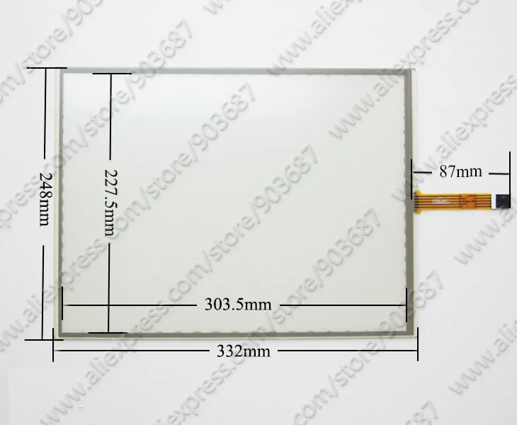 Сенсорный экран дигитайзер для 6AV6644-5AB10-1BS0 MP377 1" сенсорная панель стекло для 6AV6 644-5AB10-1BS0 MP377 15" сенсорный экран