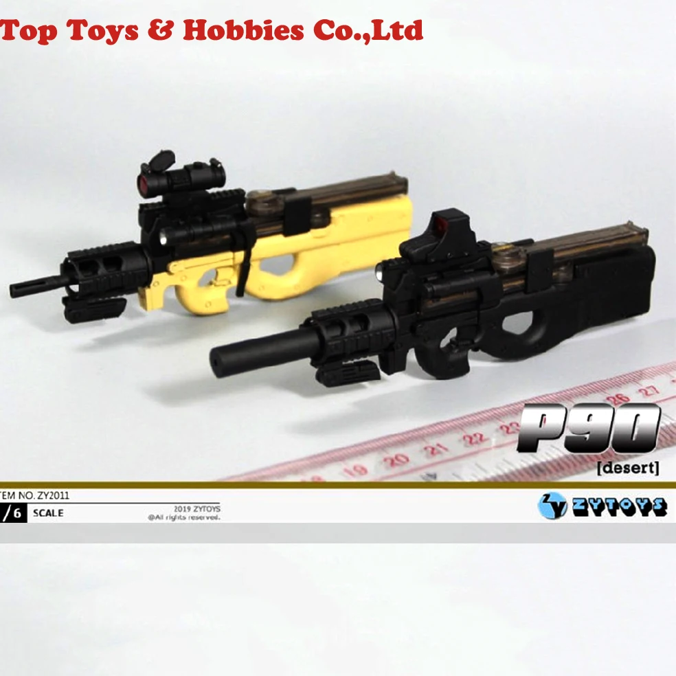 11 см ZYTOYS ZY2011 1/6 черный P90 модель оружия подходит для 12 дюймов экшн-Фигурки игрушки