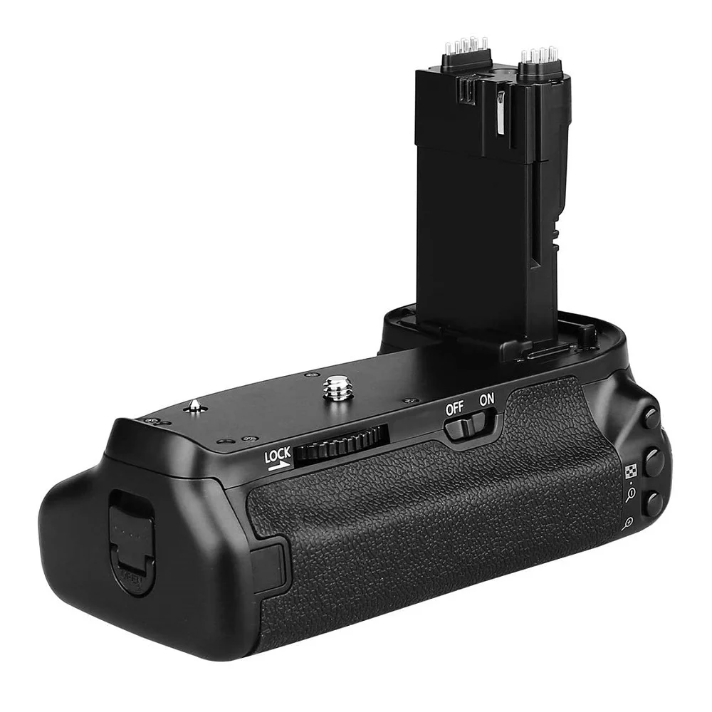 Camera Battery Handle Grip Mcoplus BG-70D Vertical Battery Grip Holder for Canon EOS 70D 80D 90D DSLR Camera Replacement as BG-E14