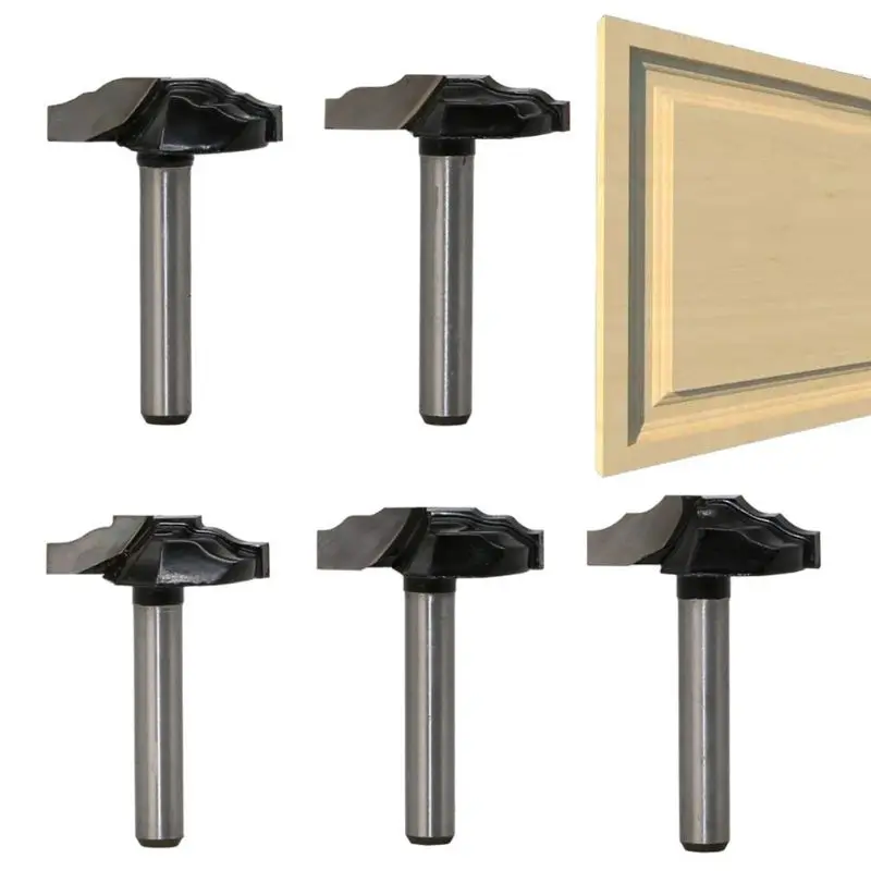 

1/4" 6.35MM Shank Woodworking Door Frame Router Bit for Wood Carbide Door Cabinet Bits Engraving Milling Cutter Tools