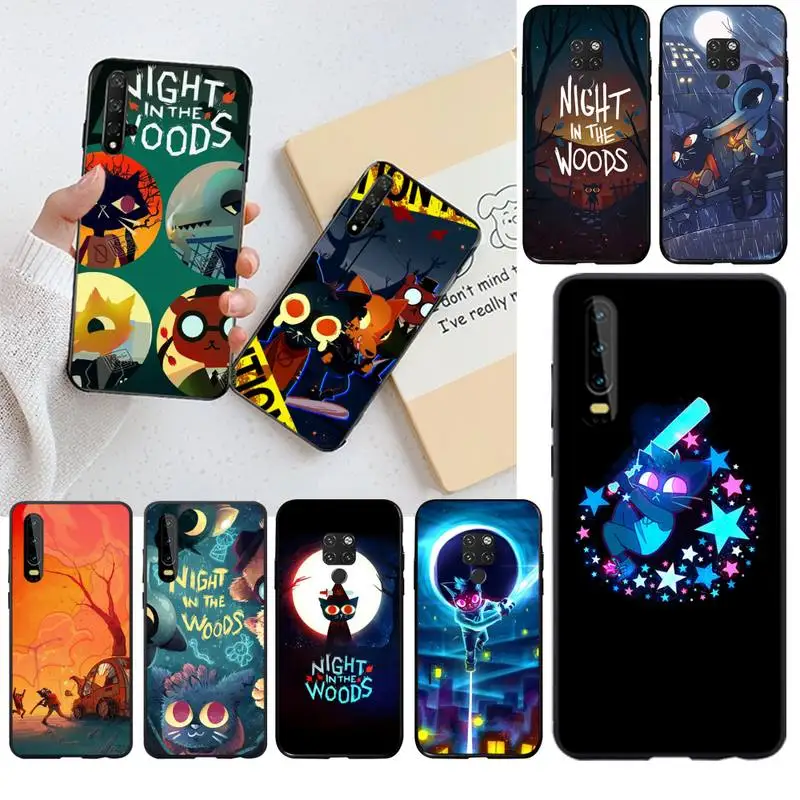 Чехол для телефона CUTEWANAN Adventure game Night in the woods Huawei P40 P30 P20 lite Pro Mate 20 P Smart 2019|Бамперы| |