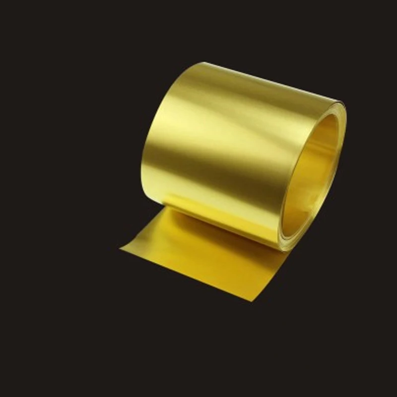 1pc 0.15X100X150mm Brass Sheet Metal Thin Foil Plate Shim Industry