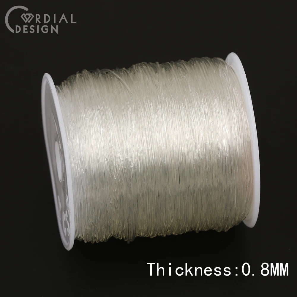 Cordial Design 0.5-1mm Elastic Thread For Jewelry Making/DIY Wire For Bracelets/Hand Made/Jewelry Cord String For Craft Making - cordial